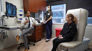 YouTube video thumbnail: Iowa Woman Undergoes First-of-its-Kind Quadruple Transplant