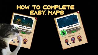 How To Complete the Entirety of Easy Maps in Bear Tower Defense! |BearTowerDefense|