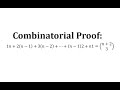 Combinatorial Proofs and Counting Principles