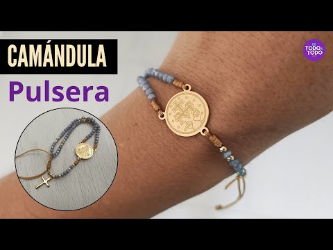 Cómo hacer una Pulsera CAMÁNDULA fácil o 📿Rosario pulsera. Easy Rosary bracelet. Paso a paso.