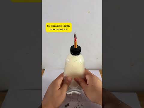 Cho mọi người trực tiếp thấy tác hại của thuốc lá #douyin #haihuoc