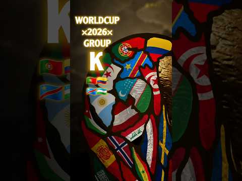 โจ World Cup 2026 ร Group K ๐ต๐น ๐จ๐ด ๐จ๐ฉ ๐บ๐ฟ #worldcup #worldcup2026 #fifaworldcup