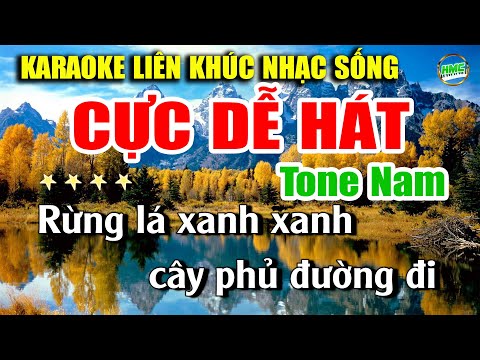 Karaoke Liên Khúc Bolero Tone Nam Dễ Hát | Tuyển Chọn Nhạc Trữ Tình | RUMBA NHẠC XƯA