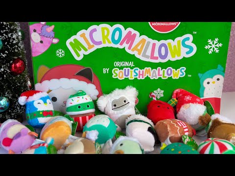 Micromallows Squishmallows Advent Calendar 2024 Unboxing 🧑‍🎄 | The Cutest Mini Plushies