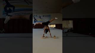 She takes wooden parallettes to the next level — strength, control, and balance in every rep 🔥