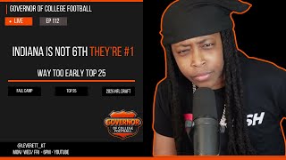 Indiana Is NOT The 6th Best Team In America | CFB 2026 Top 25
