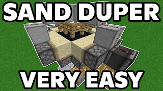 NEW BEST EASY SAND DUPER MINECRAFT 1.21.11 - 55,000 /HR - Sand, Concrete, Gravel, Etc. - Tutorial