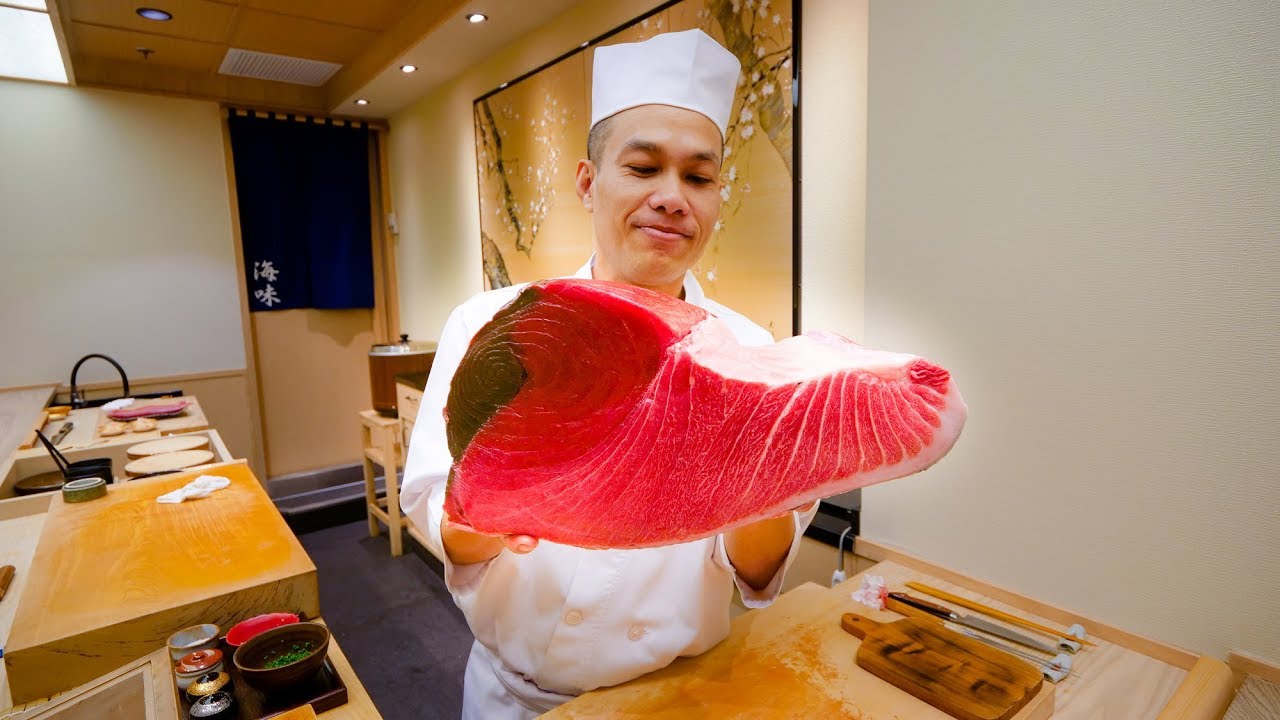 Sushi Omakase in Bangkok - TUNA BELLY Japanese Food at Umi Gaysorn in Thailand