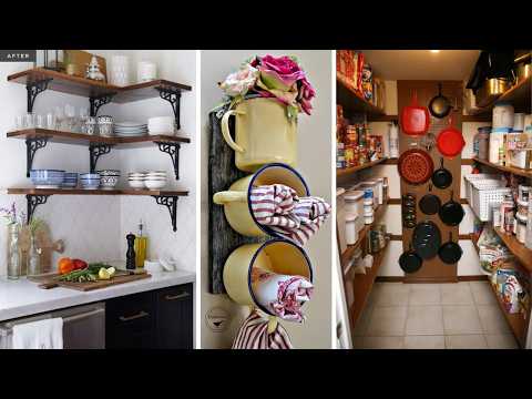 ✅ 225 iDEIAS para ORGANIZAR a COZINHA em AMBIENTE mais PRATICO, BONITA, funcional e CHEIO de ESTILO