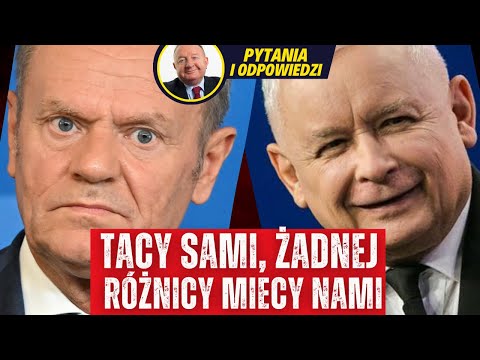 Tusk i Kaczyński NIE MAJĄ poglądów