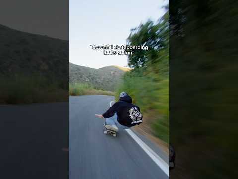 The Average Downhill Skateboarding Experience 😂