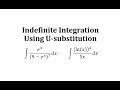 U-Substitution in Integral Calculus