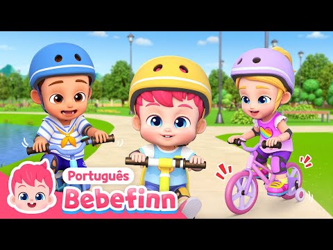 🚲 Canção da Bicicleta | Desenho infantil | Bebefinn em Português - Canções Infantis