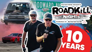 Roadkill Nights 2025 Highlights | LEGAL Street Racing on Woodward Ave (Big Tire & Small Tire)