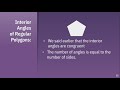 Exploring Interior and Exterior Angles of Polygons