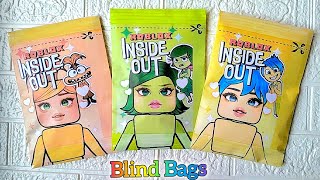 [💸Paper Diy💸] Roblox Blind Bag Inside Out Dress-up/ Joy, Disgust and Anxiety Opening ASMR!