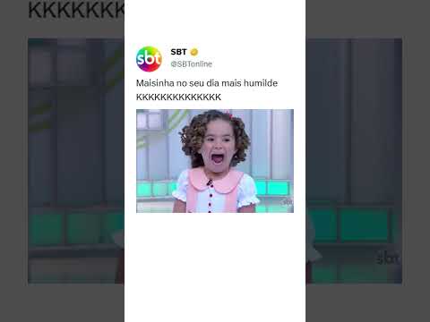 Mini diva servindo muito carisma e humildade! ๐