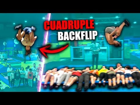LA MAYOR LOCURA EN UN PARQUE DE CAMAS ELASTICAS! | QUEDADA ENORME CON LOS MEJORES DE ESPAÑA