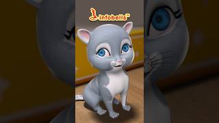 குட்டிப் பூனை வீட்டிலே - Funny Cat Videos | Tamil Rhymes & Kids Songs | Infobells #catvideos