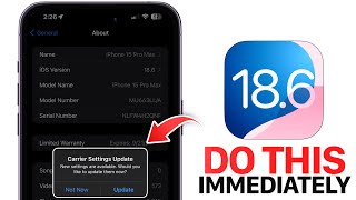 iOS 18.6 is OUT - Do This IMMEDIATELY After You Update!