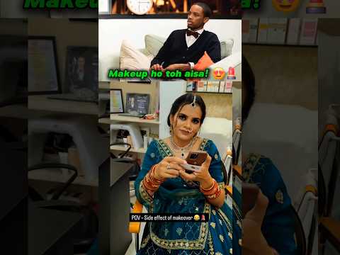 "Before kuch aur tha... After full Bollywood heroine! 😍✨"]try not to laugh#OddyReact #viral #shorts