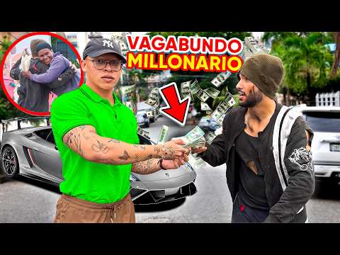 EL SENSEI y un VAGABUNDO regalan $100,000 en su LAMBORGHINI!