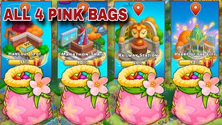 4 Pink Bags on Hangout Spot,Marathon Trail,Railway Station,Heart Of The | Family Island | Sep 2025