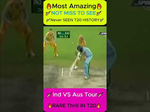 🏏Ind VS Aus🏏🔥 Never Seen Such Amazing Thrill T20 History🔥 Adam Voges Vs Ishant Sharma🏏#cricket