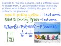Probability Concepts and Events