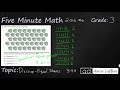 Equal Shares Division Practice for 3rd Grade