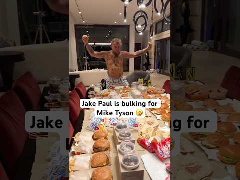 Jake Paul is bulking for Mike Tyson 😂