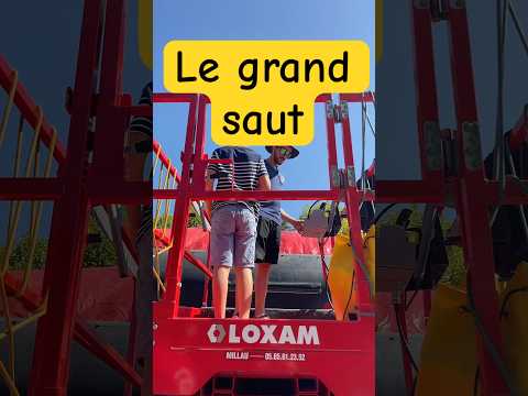 Noam saute d’une grue #progres #consigne #sensation #vertige #autisme