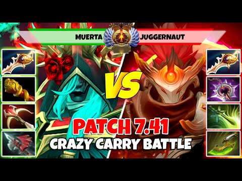 MUERTA (Carry) vs JUGGERNAUT (Carry) - Epic Battle Of Immortal Rank Dota 2 Players - Z Dota 2