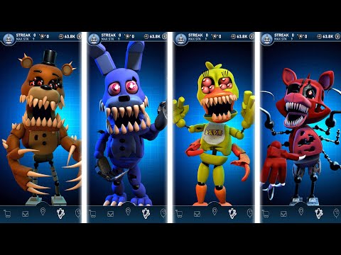 FNAF AR Adventure Killer Animatronics Workshop & Jumpscares Animation