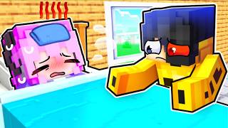 MY CRUSH is SICK in Minecraft?!?