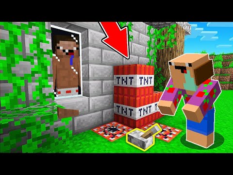 ¡10 FORMAS FUNCIONALES DE NO DEJAR ENTRAR A TU CASA NOOB EN MINECRAFT!