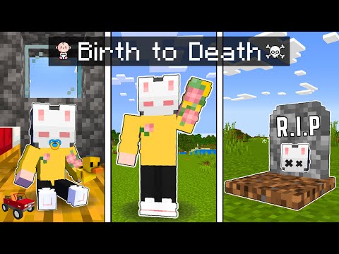 From BIRTH to DEATH In Minecraft! (Tagalog)