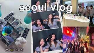seoul vlog 🌦️: reencontrando amg, beauty class, bars + cafes, enhypen pop up store, night vibes etc