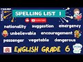 Orthographe et Épellations en Anglais