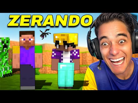 PRIMEIRA VEZ JOGANDO MINECRAFT