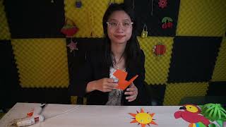 Hướng dẫn chi tiết cách làm một ông mặt trời dán tường bằng giấy thủ công
