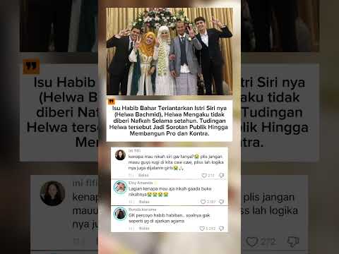 Habib Bahar Terlantarkan istri siri Helwa Bachmid ? #habibbahar #helwabachmid
