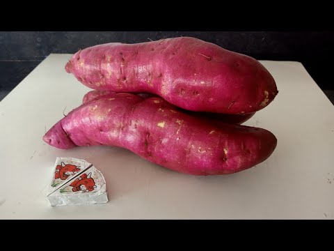 عندك بطاطا حلوة والفرماج مثلث ☝️ٱجيو نحضروا وصفة جديدة اللي غتبهر كل من ذاقها عندك😋😋