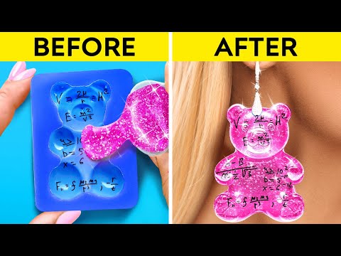 Hot Glue vs 3D Pen Hacks Your Teacher Shouldn't Know! DIY Jewelry & Fashion Hacks