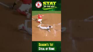 Trevor Story Steals Home  #baseball #redsoxnation #mlb