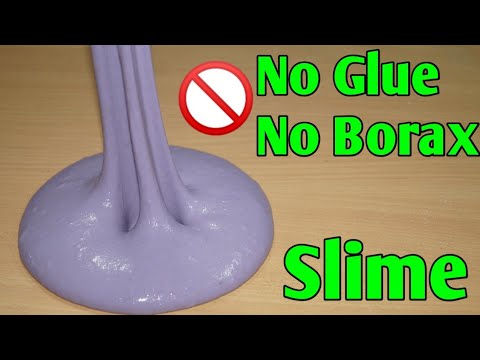 How To Make Slime Without Glue Or Borax! How To Make Slime With Flour and Sugar l DIY No Glue Slime