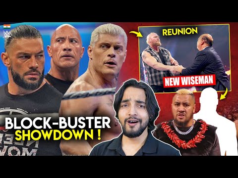 BIGGEST WWE MATCH😮...The Rock, Roman Reigns, Reunion Brock Lesnar & Heyman, New Wiseman Solo Sikoa