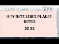 Exploring Points, Lines, and Planes in Geometry