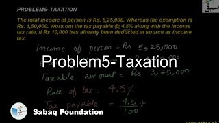 Problem5-Taxation