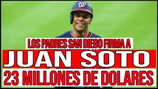 JUAN SOTO FIRMA 23 MILLONES 1 AÑO CON LOS PADRE DE SAN DIEGO